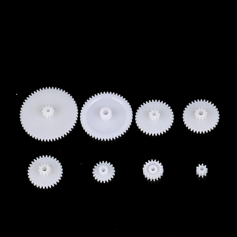200PCS Mixed Plastic Gear Bag Motor Motor Transmission Gear 0.5 Mold DIY Handmade Toy Accessories Motor