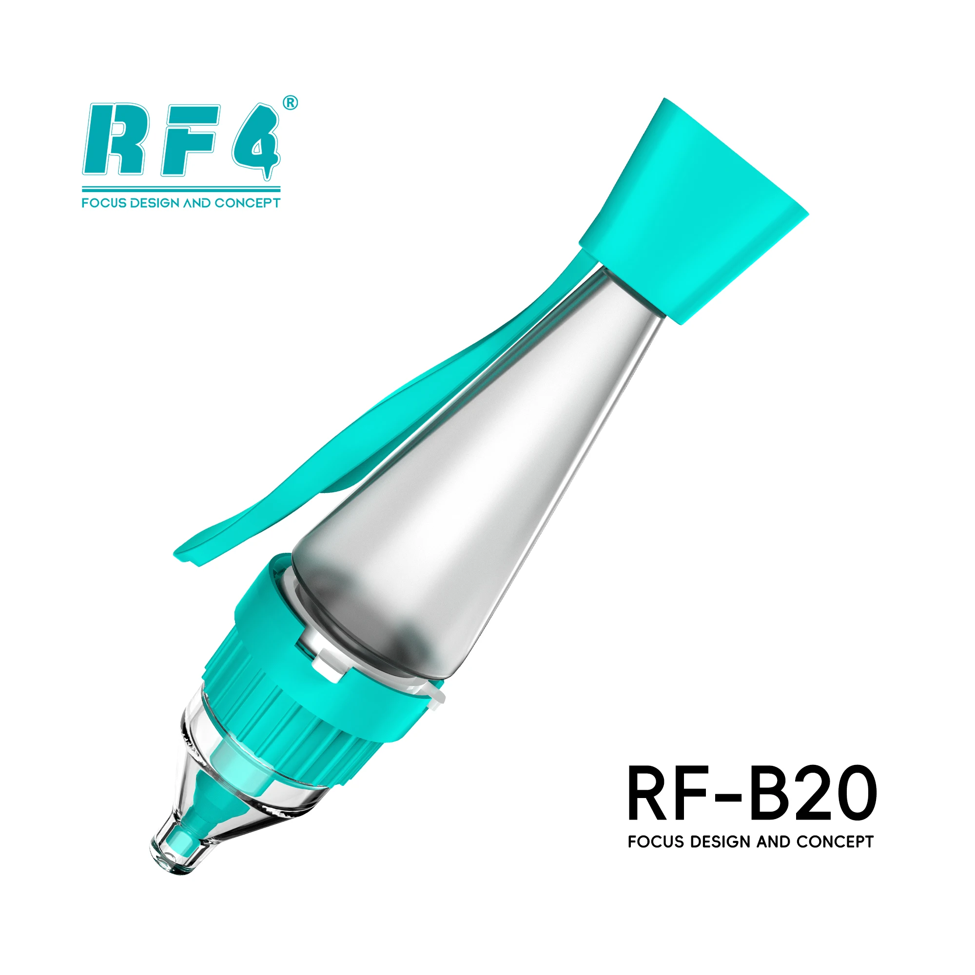 RF4 RF-B20 Solvent Bottle Universal Bottle Alcohol Cleaning Liquid and Other Low-Viscosity Liquid Concentrated Flowing Dispenser