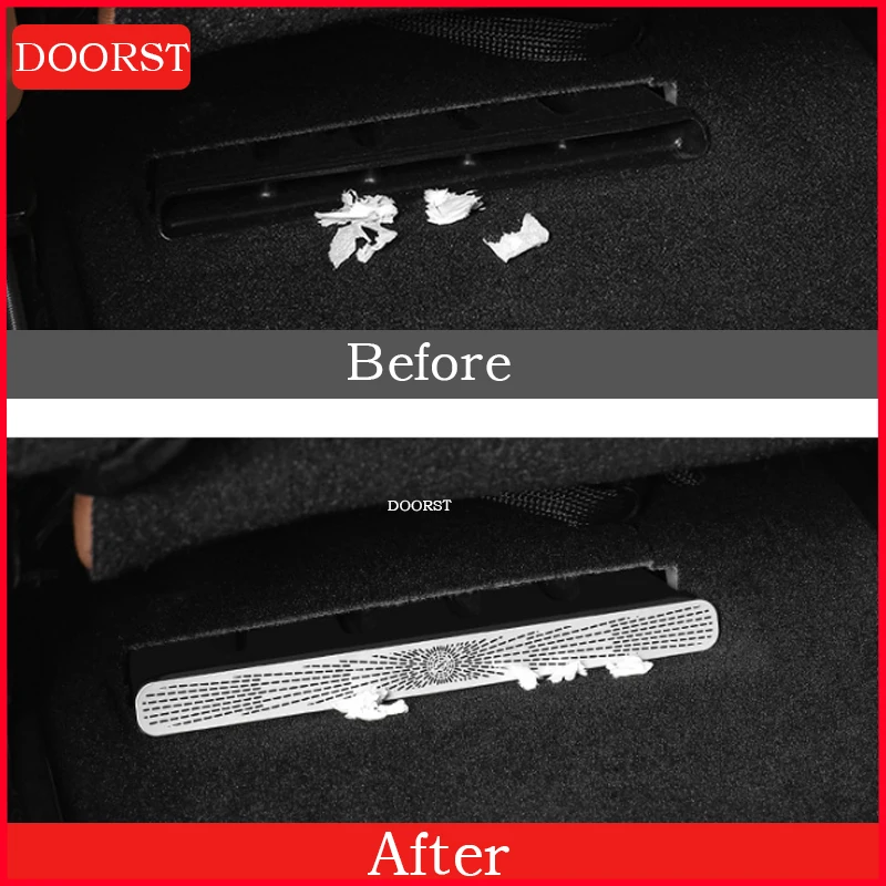 Air Conditioner Duct Vent Outlet Grille Cover Protective Trim Car Accessories For Mercedes Benz C GLC CLE E Class W206 X254 W214