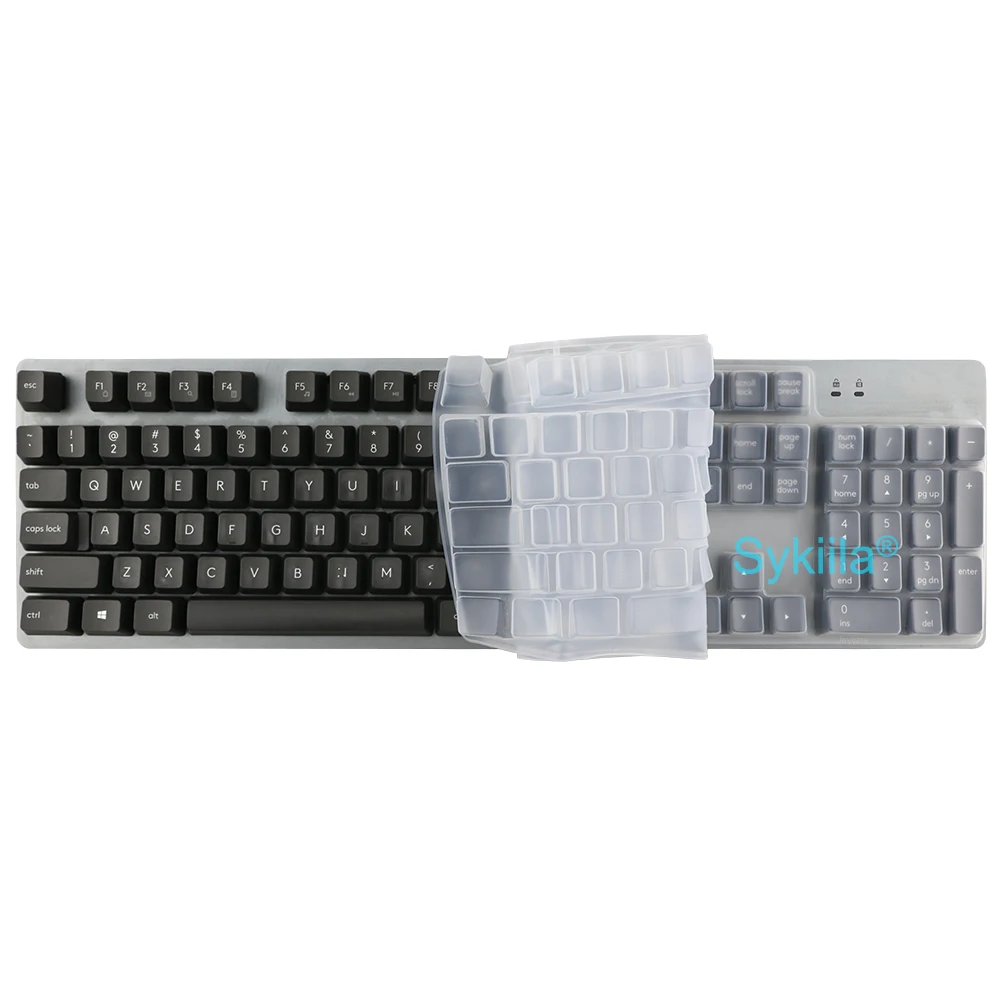 Funda de silicona transparente para teclado, cubierta para HP GK100, GK300, GK320, GK400, GK520, MK910, Gaming, 500, 800, mecánico, 104
