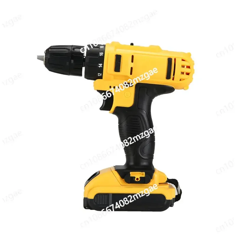 Cordless Electric Drill Cordless Lithium Battery Electric Drill Wireless Charging Powerful Impact Electric Drill