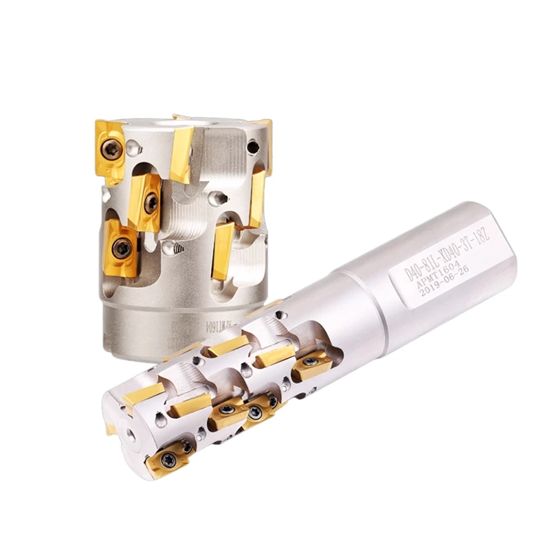 

BAP400R D50 D63 D80 D100 High power cutting Corn milling cutter Head APMT1604 carbide insert clamping milling cutting