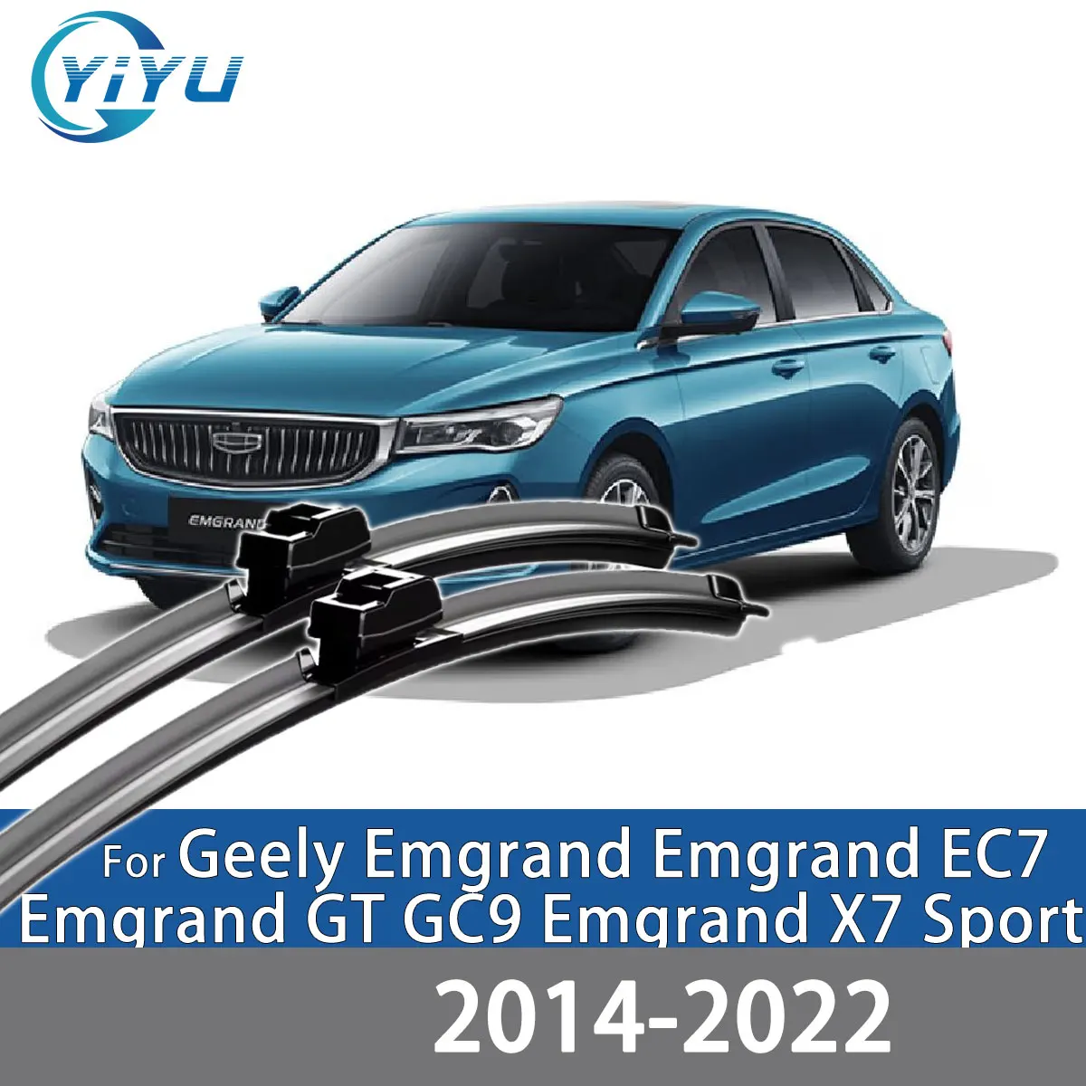 

2PCS Car Front Wiper Blades ForGeely Emgrand EmgrandEC7 Emgrand GT GC9 Emgrand X7 Sport 2014+ Windshield Windscreen Accessories
