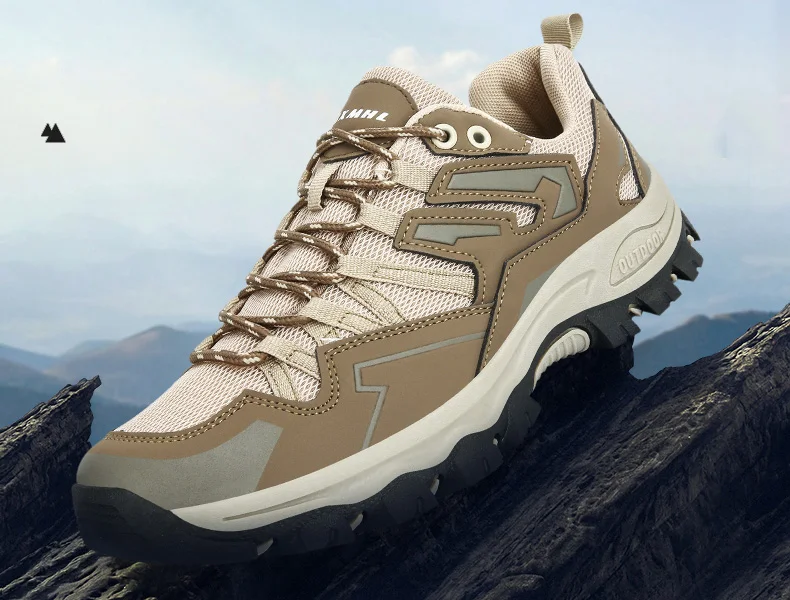 Unisex Wanderschuhe Frauen Outdoor Casual Schuhe Atmungsaktives Mesh Männer Zu Fuß Turnschuhe Weibliche Trekking Schuhe Mode Klettern – Detail 2
