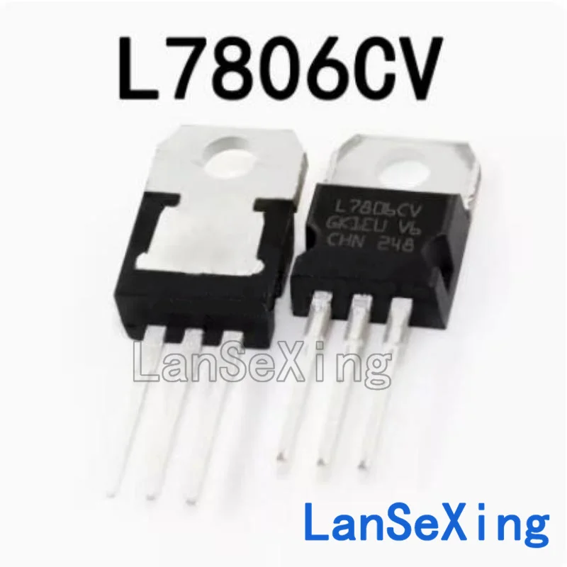 Three terminal stabilized voltage L7806CV TO-220 (10 pieces)