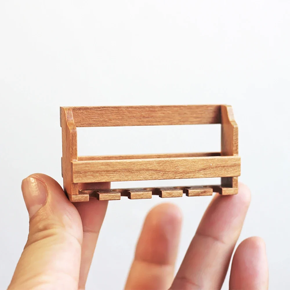 

1 шт. 1/12 кукольный домик миниатюрный настенный винный шкаф мини-витрина модель игрушки для кукольного дома аксессуары украшения ob11 bjd