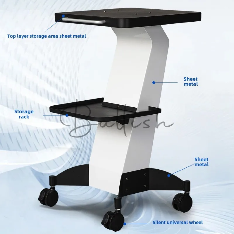 Dental Clinic Cart Shelf Mobile Multifunctional Cart Beauty Instrument Cart