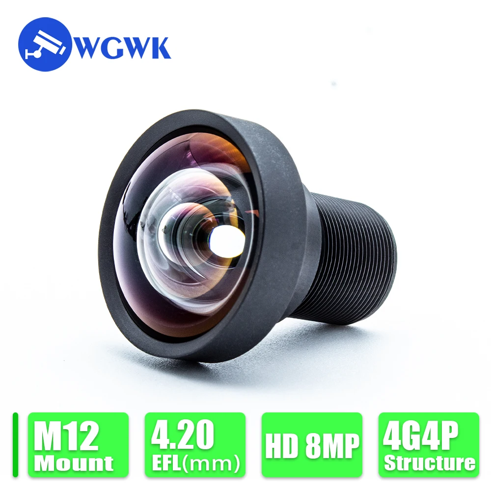 

WGWK-6430 HD 8MP M8 Mount Lens 4.2mm Focal length 1/1.8" IMX334 For Industrial Machine IP CCTV Cameras and Security Camera