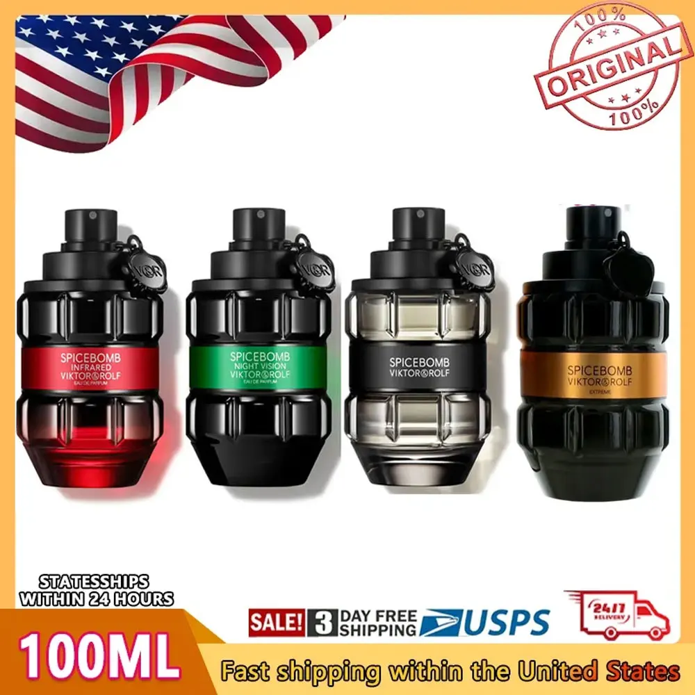 100ml Viktor & Rolf Eau De Parfum Spray francés Original Perfumes De lujo Colonia para hombres Perfume De feromonas de larga duración