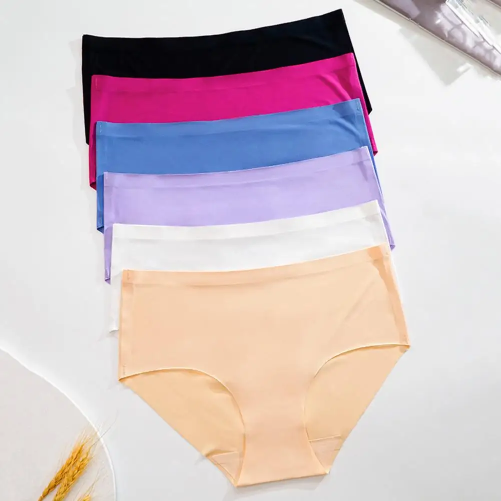 

Thongs Women G-strings Women's Sports Panties with Moisture-wicking Technology Mid Waist Elastic Sports Panties