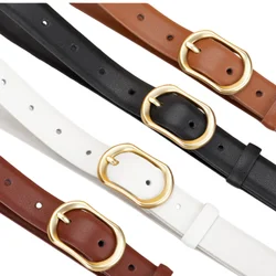 Top Quality Women's Belt, Women's Pin Buckle Belt, 95-105cm Genuine Leather Belt with Dress, Jeans Belt for Women