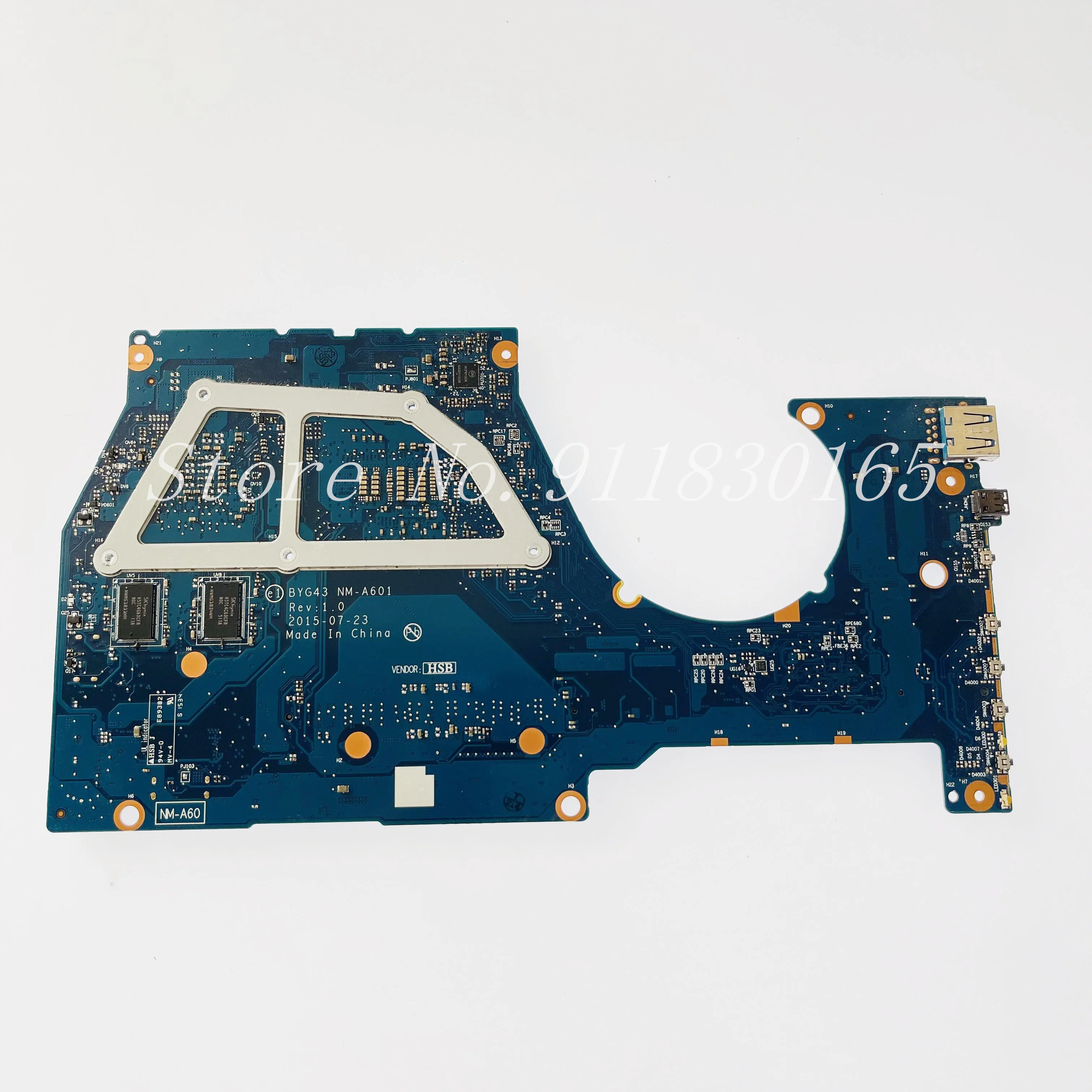 Imagem -02 - Placa-mãe para Laptop Lenovo Yoga Byg43 Nm-a601 Mainboard I56200u I7-6500u Cpu Gt940m Gpu 2g Ddr3l 70014isk