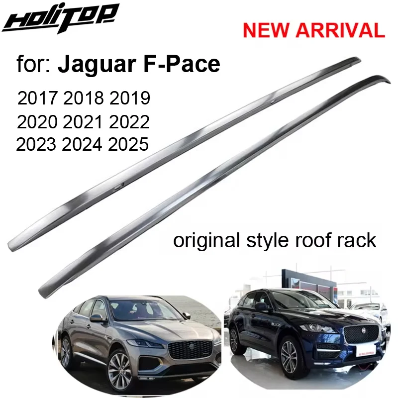 OE roof rail bar luggage roof rack for Jaguar F-PACE Fpace F pace 2017 2018 2019 2020 2021 2022 2023 2024 2025,easy installation