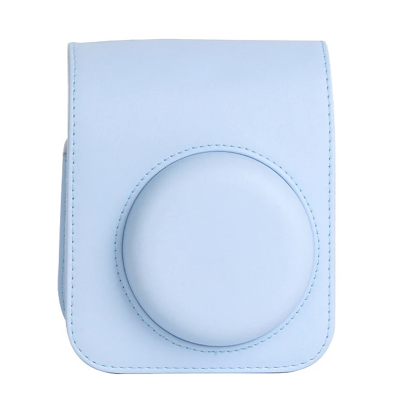 Compact PU Leather Camera Bag for Instax For Mini 12 Scratch and Water Resistant Fashionable Design Reliable Protection