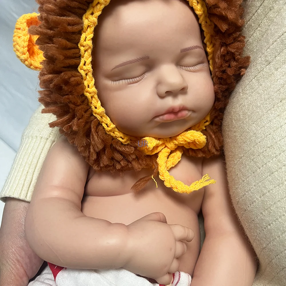

20-дюймовая 100% силиконовая кукла Reborn Baby Loulou, милая красивая окрашенная мягкая поддельная реалистичная кукла для мальчиков и девочек для детей, рождественский подарок