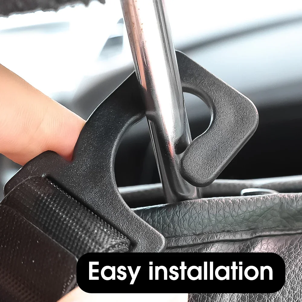 Car Seat Headrest Hook Multifunction Portable Front Seat Headrest Organizer Holder Fastener Hangers Auto Interior Accessories