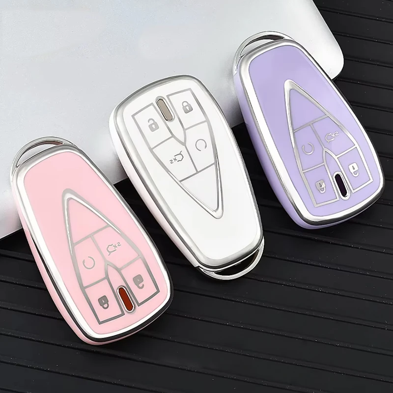 

3-кнопочный чехол для автомобильного ключа для ChangAn CS75Plus Yidong Plus Glutinous Corn Univ, защита ключей автомобиля CS55/CS35Plus