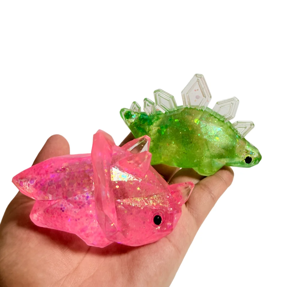Neues Stressabbau-Spielzeug Blindbox Dinosaurier Triceratops Quetschball Schreibtisch-Spielzeug Halloween Weihnachtsgeschenk – Detail 2