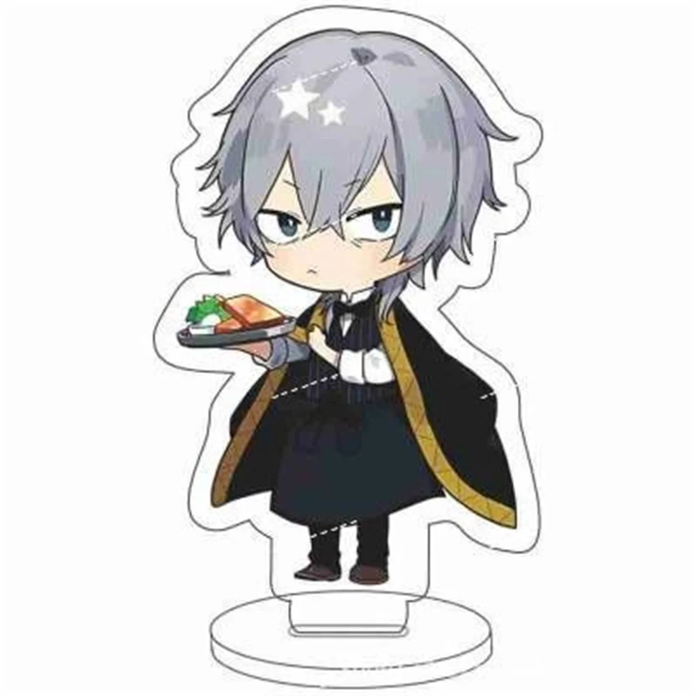 10cm Hot Anime Bungo Stray Dogs Acrylic Stand Model Figure Cosplay Plate Holder Topper Birthday Fans Desk Decor Plate Gift