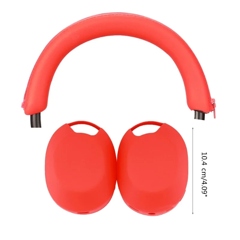 Funda de silicona para auriculares Sony WH-1000XM5, cubierta protectora antiarañazos para auriculares