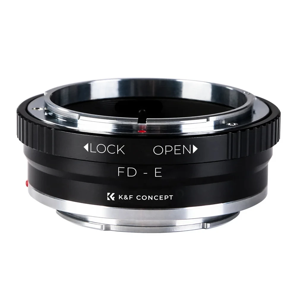 K&F Concept All-copper Interface High-precision Lens Adapter for Canon FD Lens to Sony E Mount NEX-5R NEX-6 NEX-7 FD-NEX Camera