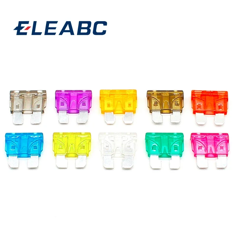 

100pcs/lot Fuse Standard medium blade car fuse auto fuses car 2A 3A 5A 7.5A 10A 15A 20A 25A 30A 35A