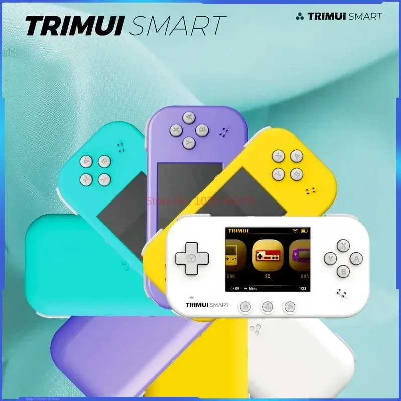 

New Trimui Smart New Candy Color Matching 2.4-inch Ips Screen Open Source Mini Retro Handheld Wifi Vs Handheld Game Console Gift