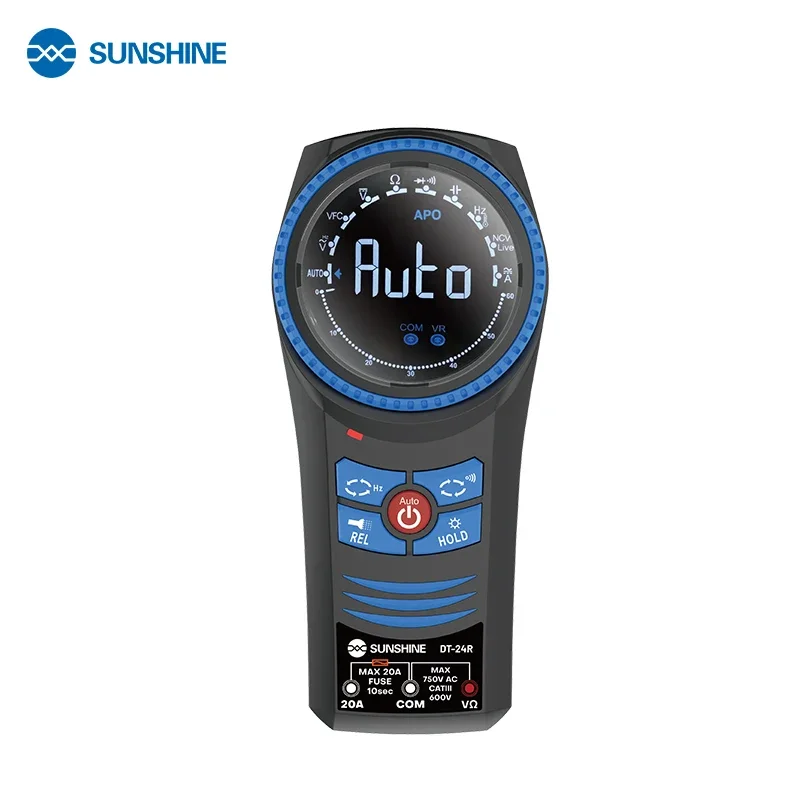 SUNSHINE DT-24R Automatic Range Rotary Multimeter for Mobile Phone Identifies Measures AC and DC Voltage Repair Tool