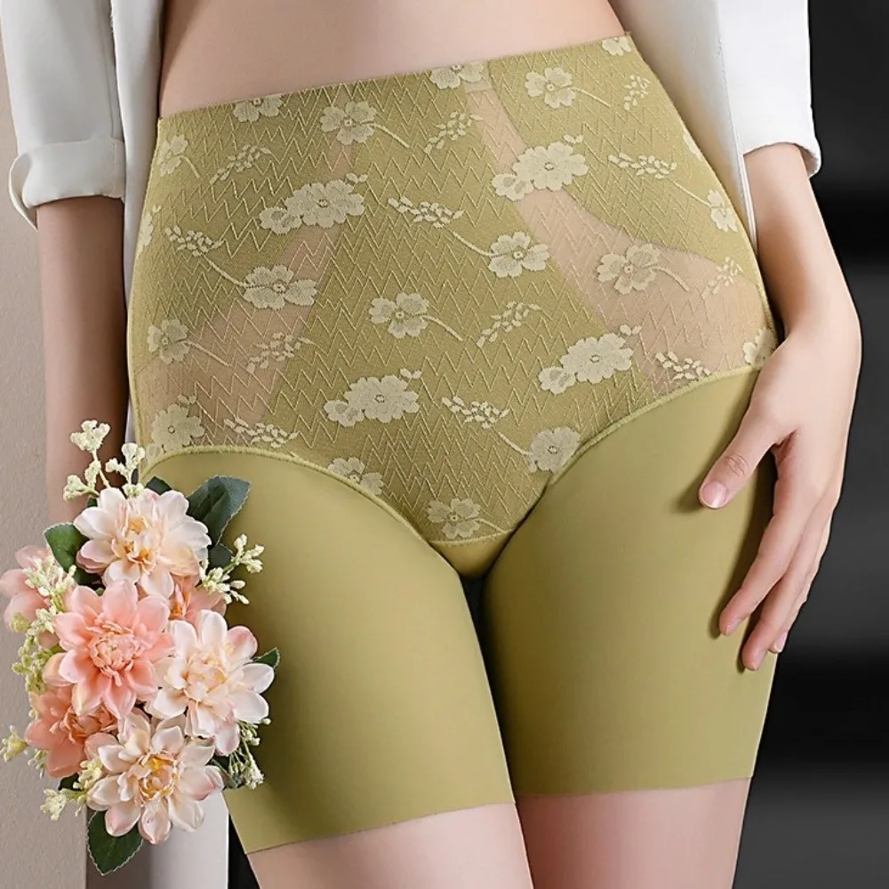 cintura-alta-pos-parto-corpo-shaper-tamanho-grande-flores-sem-costura-cuecas-barriga-contracao-calcinha-cetim-bunda-levantador-briefs