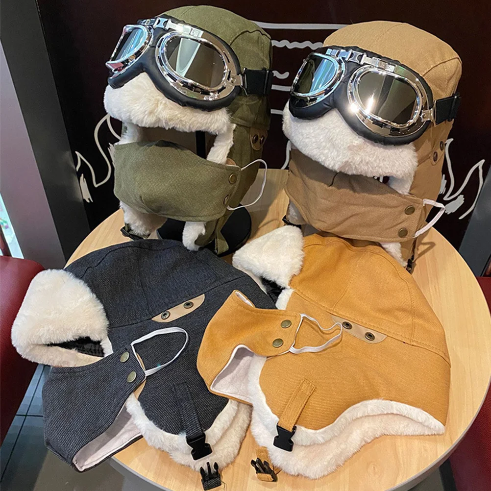 قبعة شتوية للجنسين دافئة سميكة من القطن مقاومة للرياح لحماية الأذن في الهواء الطلق والتزلج والصيد وركوب الخيل وأغطية الرأس المقاومة للبرد #4