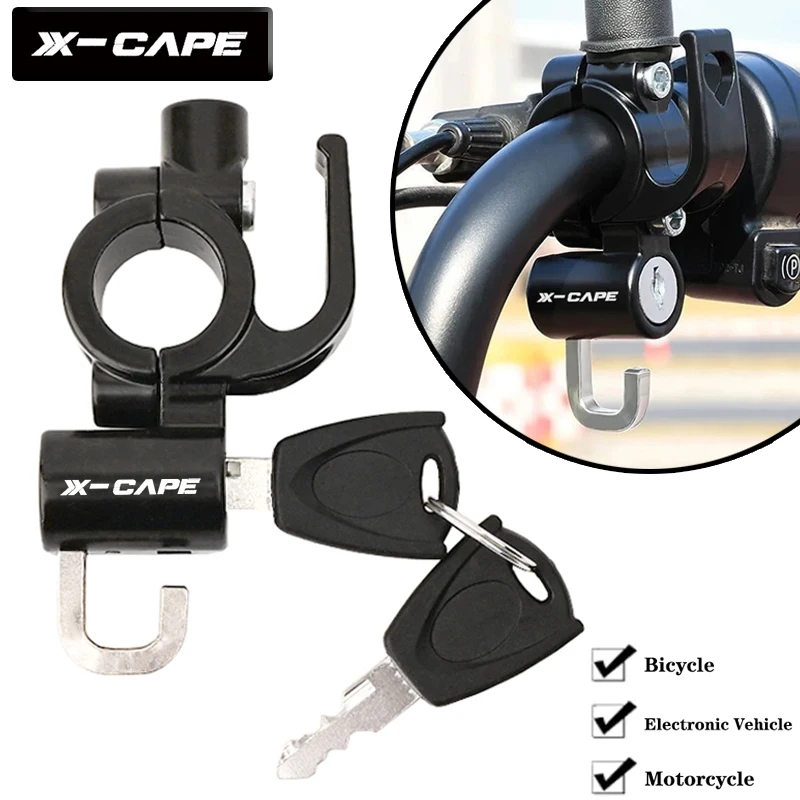 For Moto Morini XCape X-Cape 650 650X 650 X 2022 2023 Motorcycle Helmet Lock Anti-Theft Bicycle Helmet Security Locks with