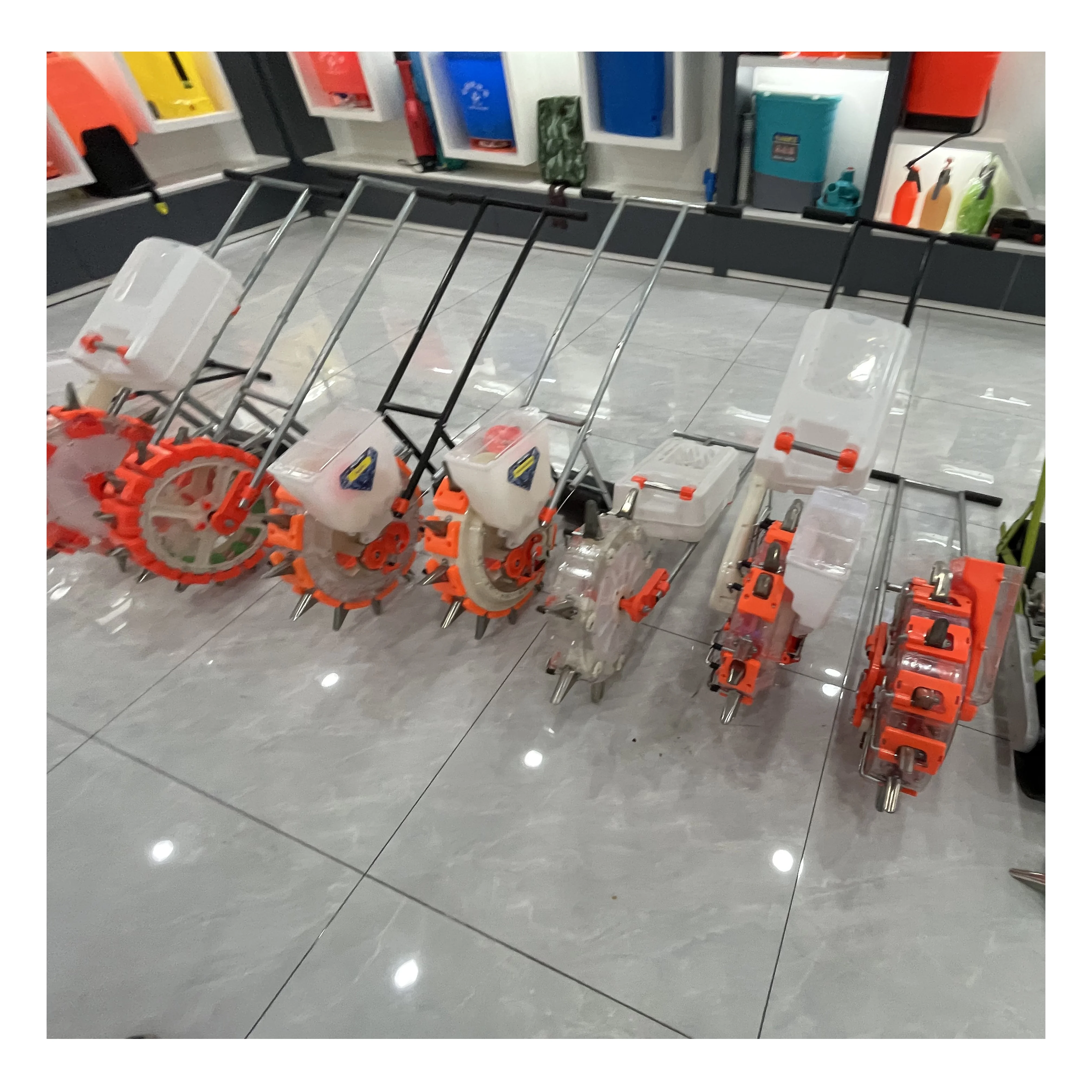 TPD-B agriculture drum-rotary  corn wheat vegetable  peanuts planter Hand Push fertilizer Seeder