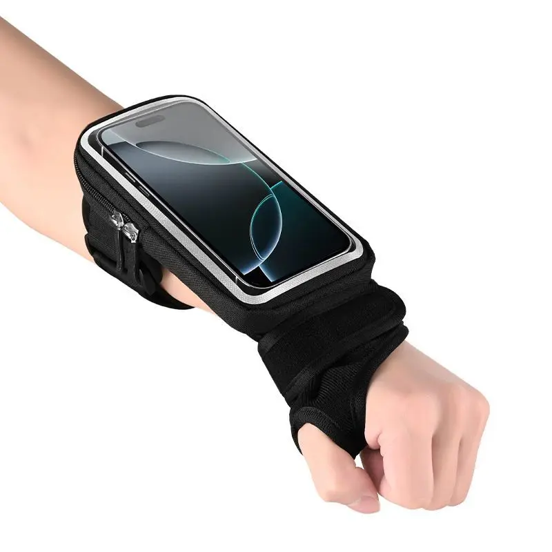 AliExpress Haissky HAISSKY Outddor Touch Screen Wrist Phone Bag For iPhone 17 16 15 Pro Max Air 14 Plus16E Xiaomi Samsung Cycling Fitness Arm Pouch