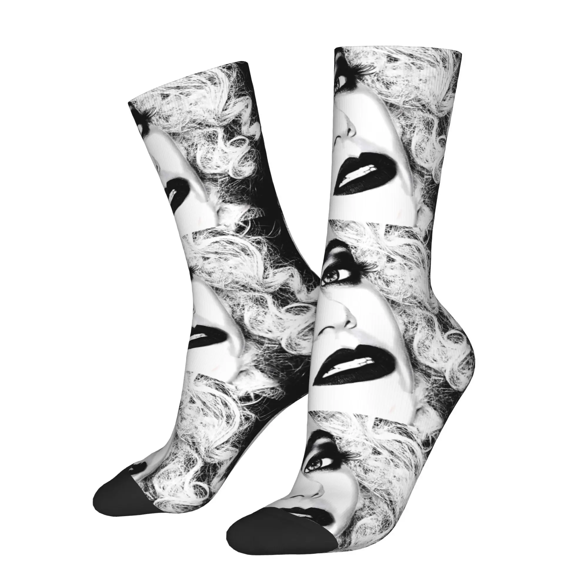 جوارب Retro Emmas Stones Is Cruella للرجال من نينا هاجن باند للجنسين هيب هوب هدية جورب مضحكة للطاقم