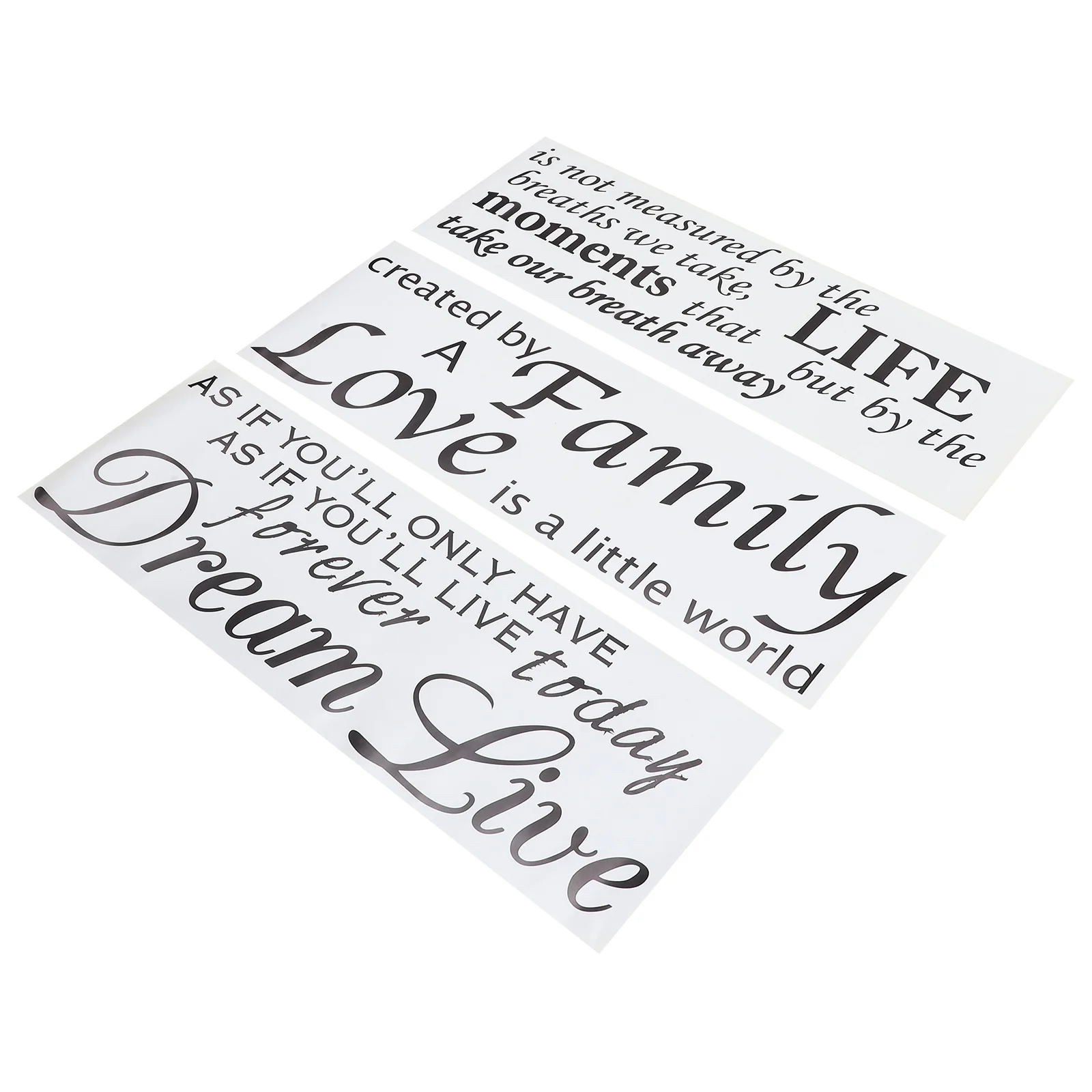 

Removable Wall Sticker 3 Sheets PVC Easy Apply Remove No Trace Decorate Bedroom Living Room Nursery Bedroom Wall Decals