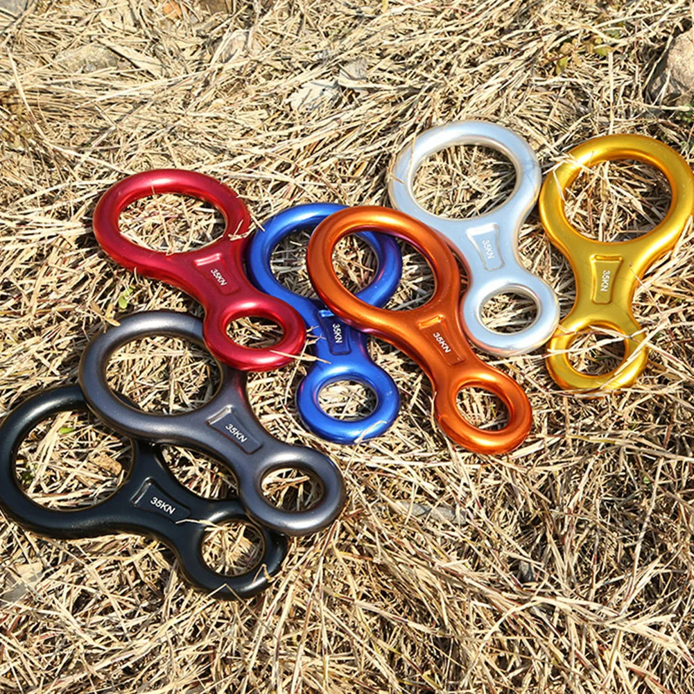 Outdoor Climbing Descender 8-Shape Descent Control Device for Rock Climbing  Drop shipping