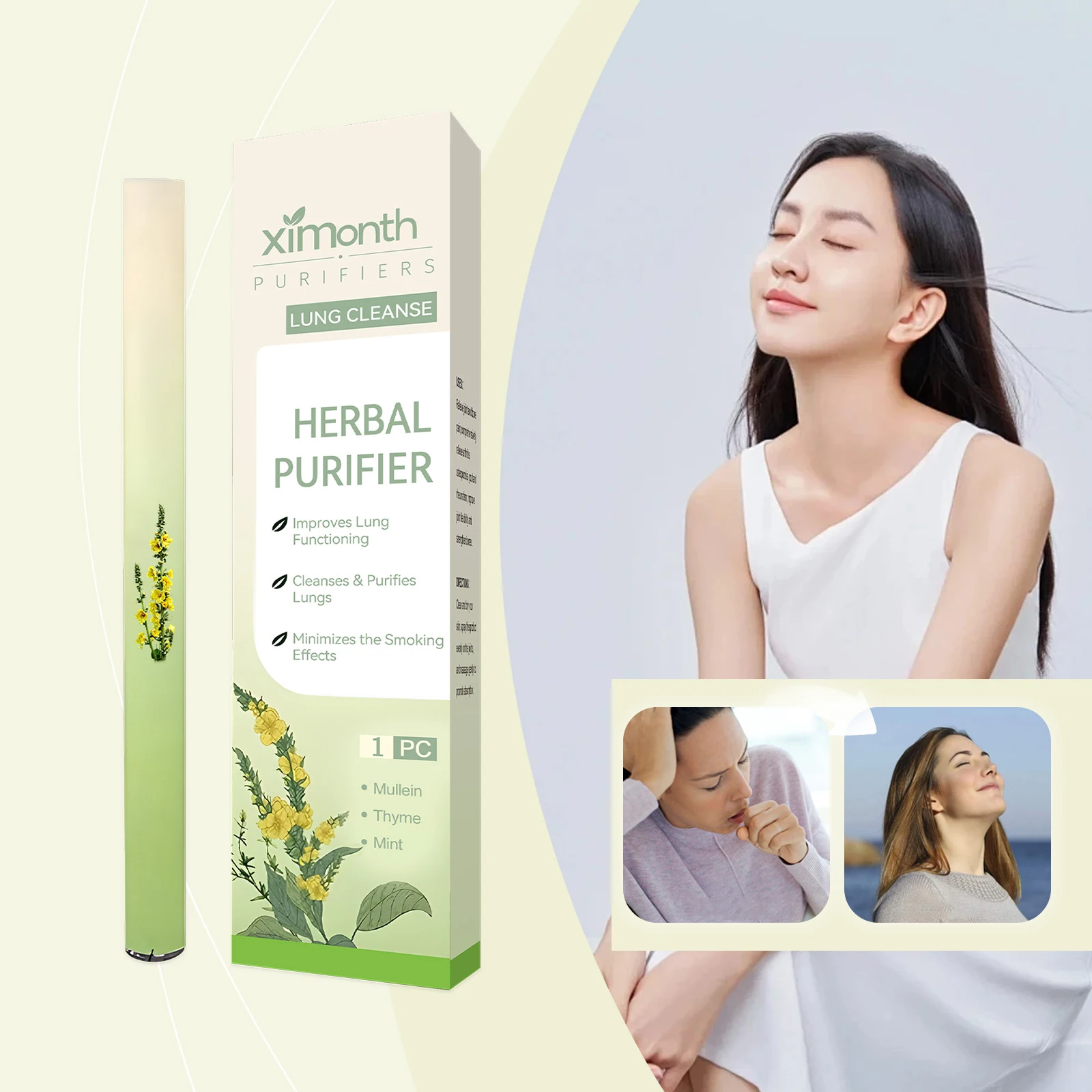 

Melatonin Diffusion Pen Refreshes The Mind Relieves Fatigue Herbal Lung Cleansing Nasal Inhaler Improving Sleep for All Ages