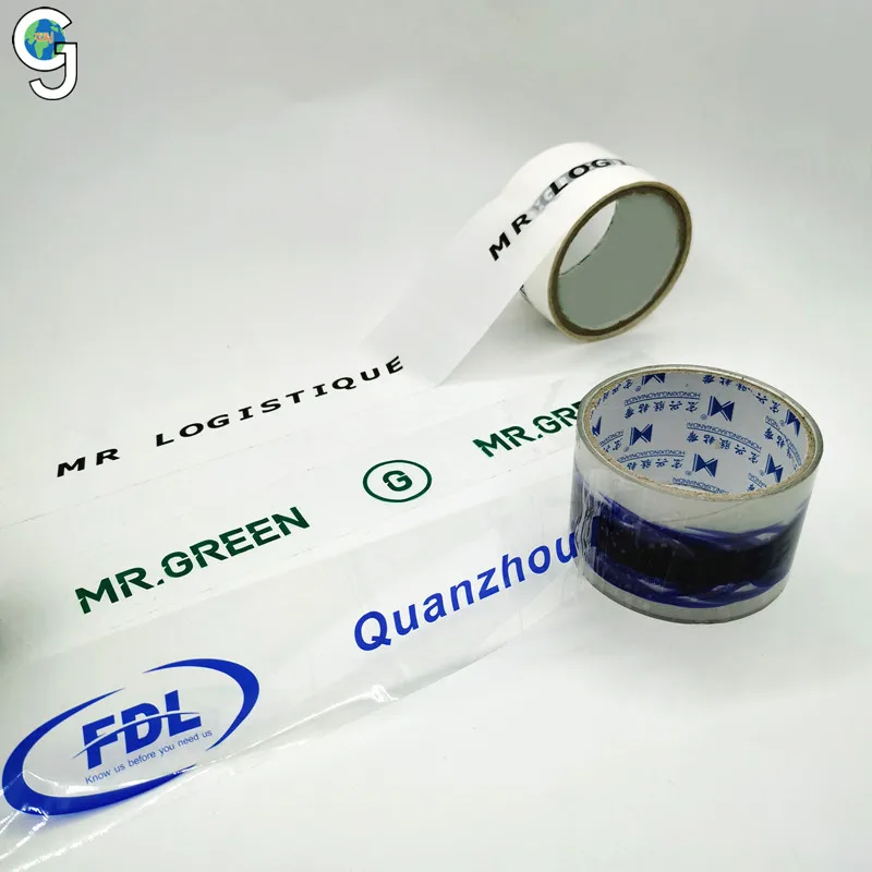 custom.Customized Acrylic Adhesive Printed OPP BOPP Tape Branded Parcel Sealing Packaging