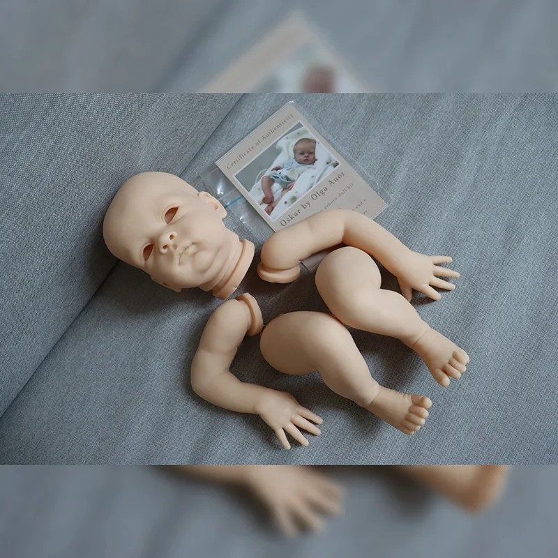 

Реборн Oskar, 21 дюйм, ограниченная серия, Ольга ауер, реалистичный комплект без рисунка, мягкий на ощупь