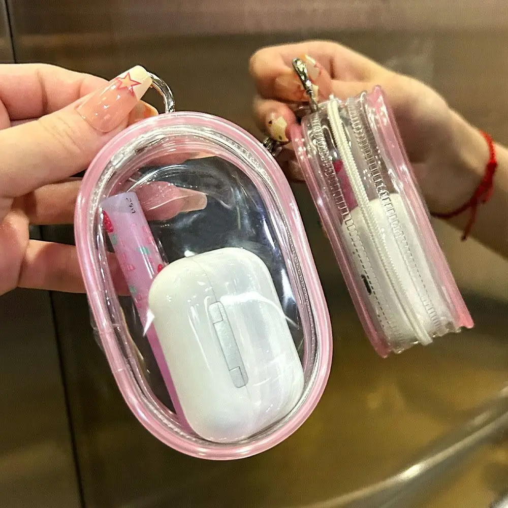 1Pcs Protective Data Cable Storage Box Headset Data Cable Outdoor Travel Storage Bag Clear Multifunctional Organizer Box