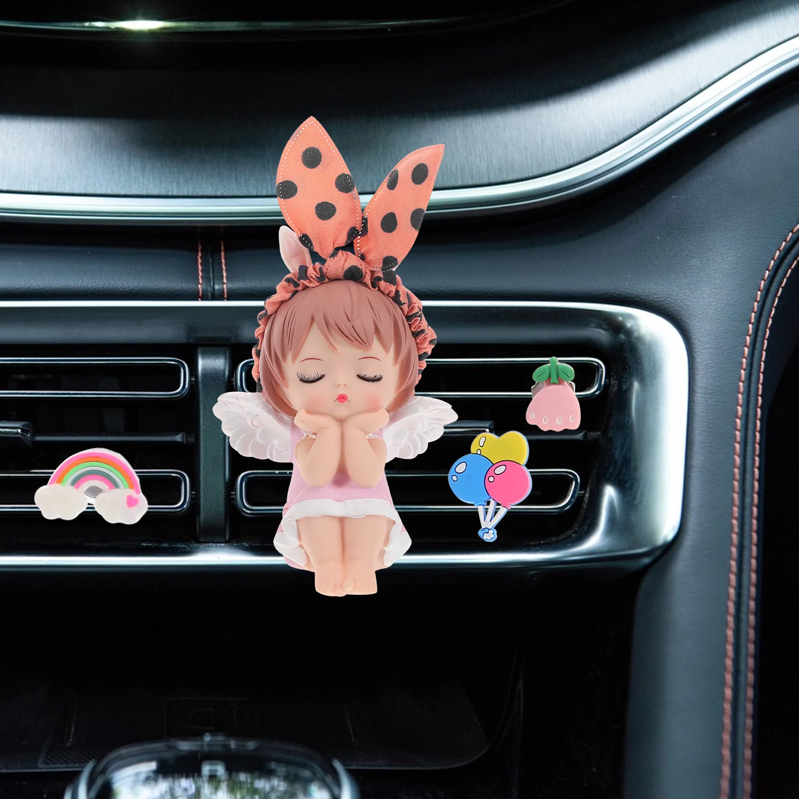

1 Set Air Freshener Clip Cute Shape Aromatherapy Vent Diffuser For Car Interior Decor Auto Accessories Women Car Vent Clips