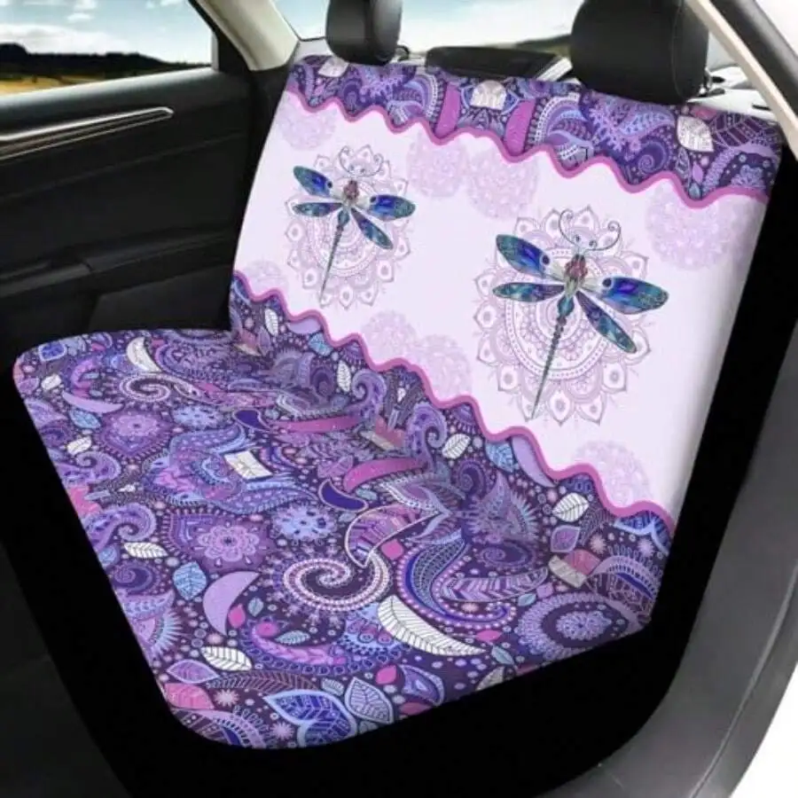 Car Seat Covers Full Set Front And Split Rear Bench For Car Universal For SUV Sedan Van A Interior Covers Airbag Compatible
