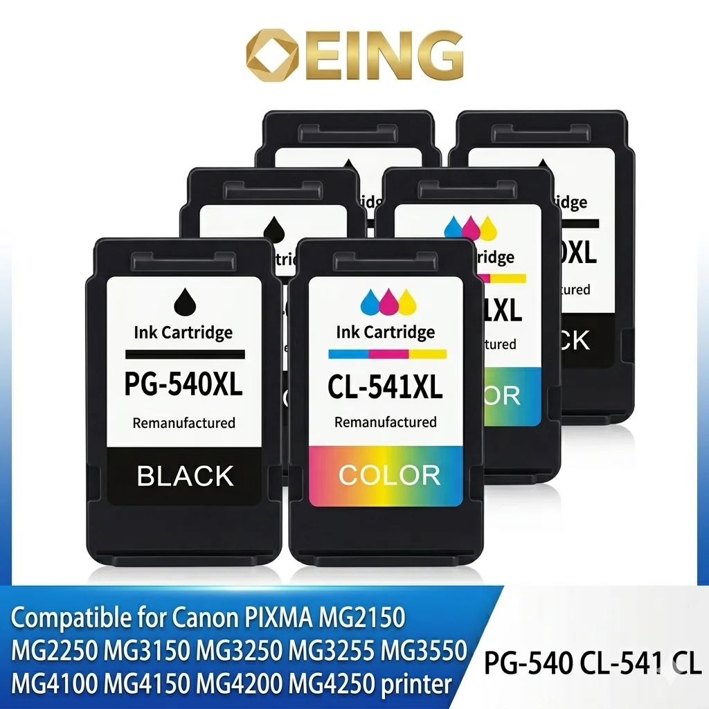 

Compatible PG540 540XL CL541 Ink Cartridge for Canon Pixma MG3250 MG3550 MG4150 MG4250 MX375 MX395 MX435 MX515 MX525