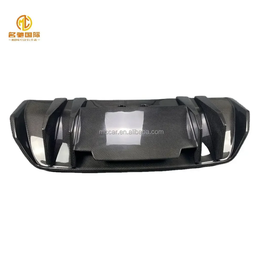 

V style Dry carbon fiber rear diffuser For R8 2017-2018 HOT SALE New style rear diffuser