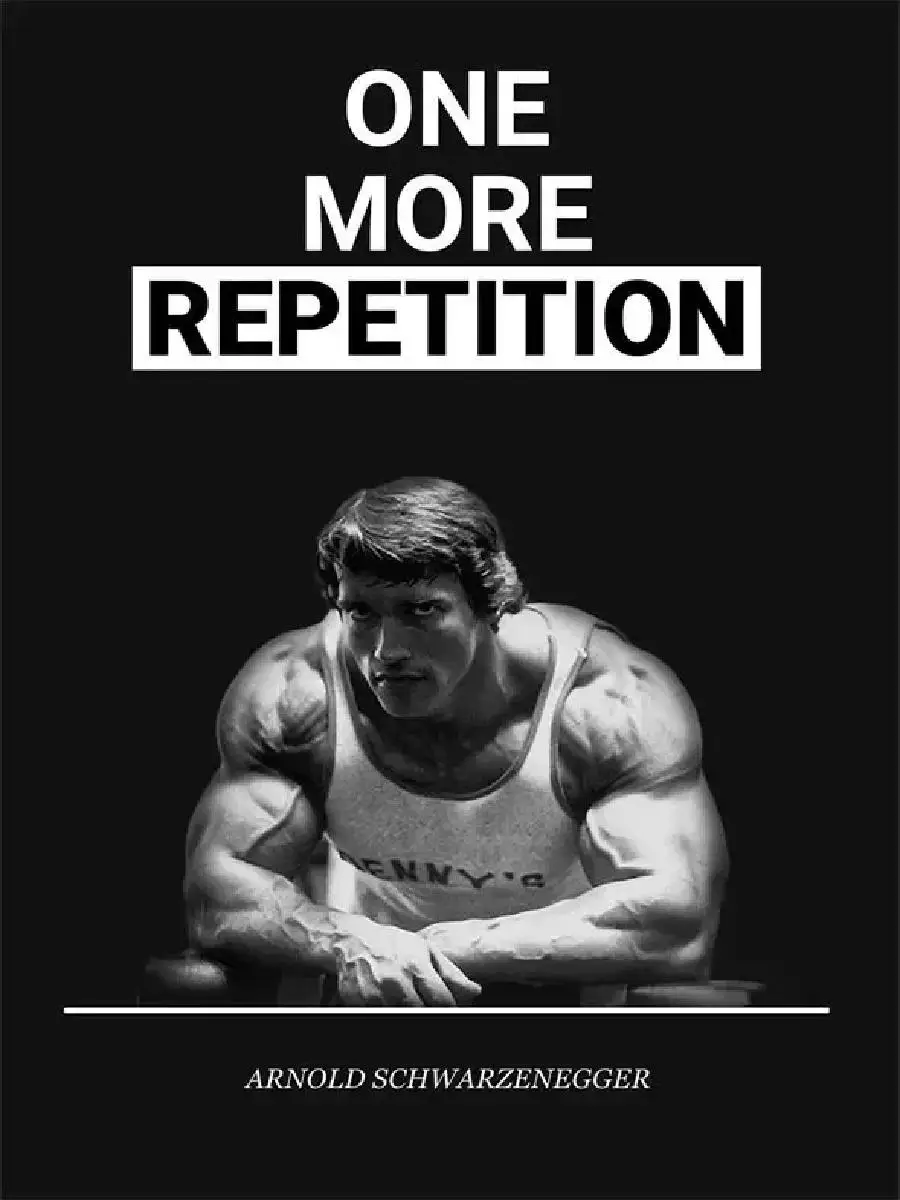 Inspirational Fitness Mural Featuring Arnold Schwarzenegger Canvas Wall Art For Home Decor Living Room Bedroom view 2