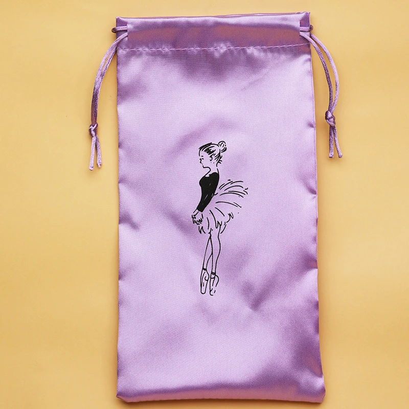 Bolso de mano para Ballet, organizador portátil para zapatos de baile, bolsas de almacenamiento con cordón