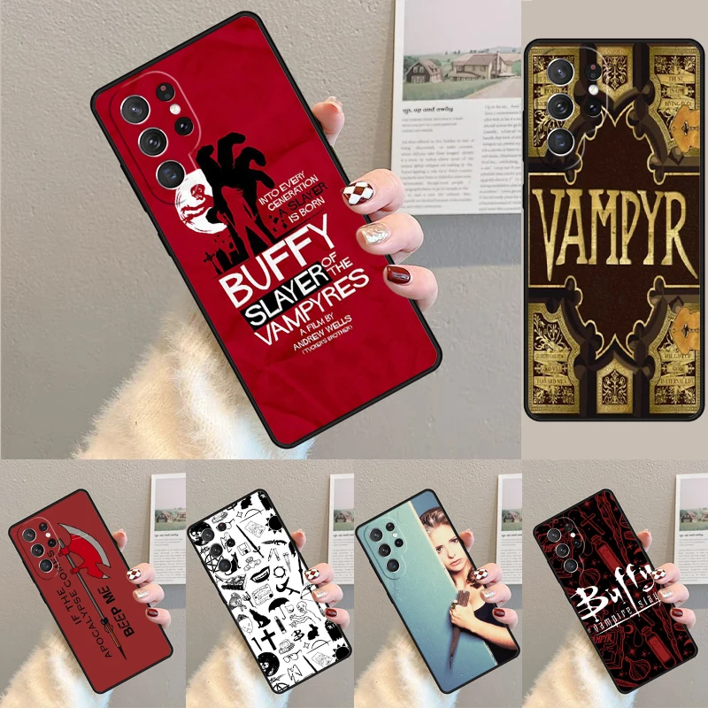 Buffy The Vampire Slayer phone case Cover For Samsung Galaxy S24 Ultra S21 S22 Ultra S8 S9 S10E Note 10 Plus Note 20 FE S23