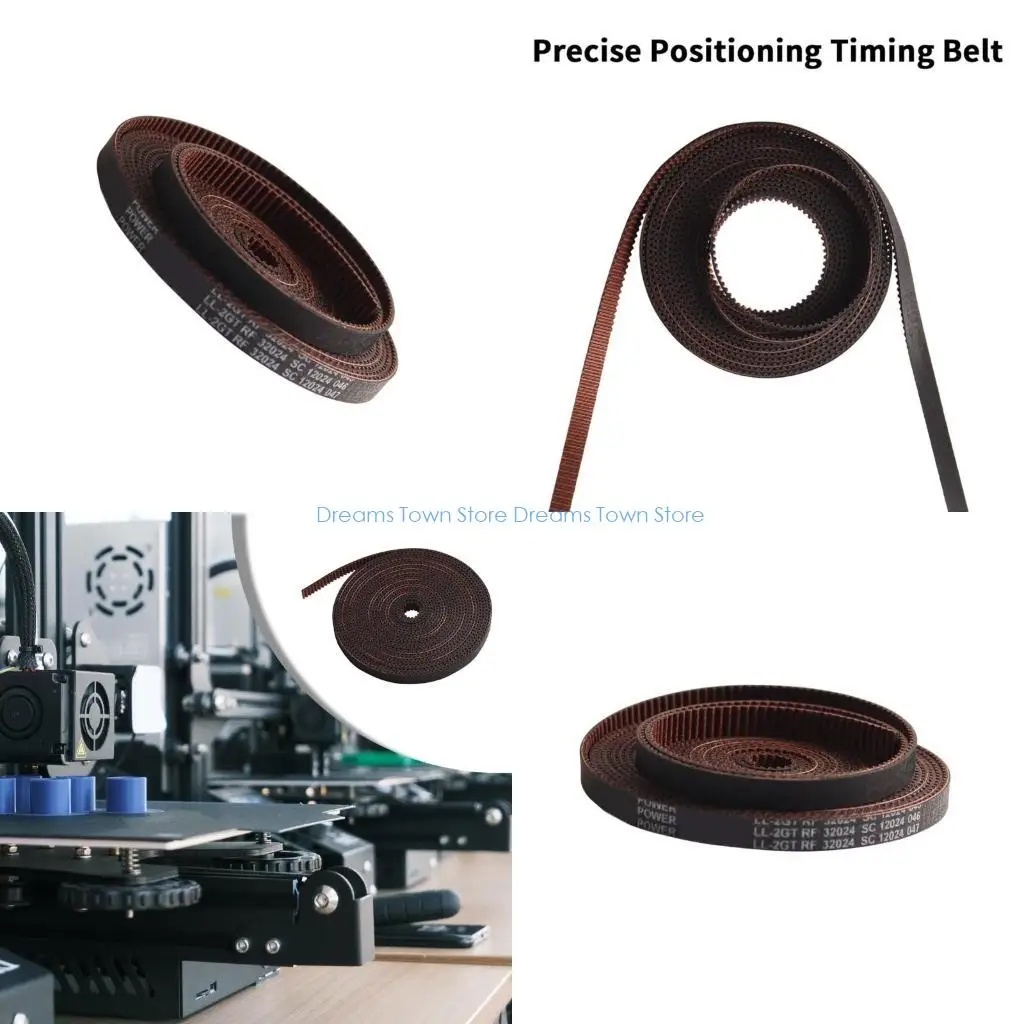 

HX6A 2GT ремень ремня нормальный ремень ремня 2GT-6 Ширина 6 мм для 3D-принтеров K1 K1C