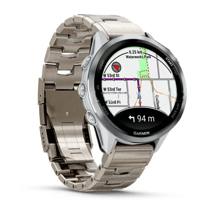 

Watch Band For For Garmin Forerunner 970 965 955 Solar 945 935 745 Descent G2 Fenix E QuickFit 22mm Strap Titanium Strap New