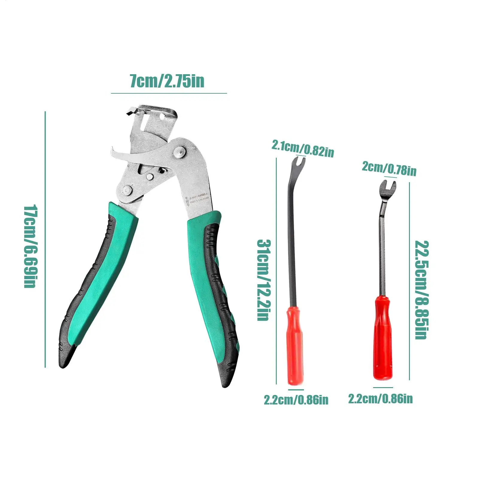 

Щипцы для автомобильных зажимов, инструменты для разборки, плоскогубцы для снятия зажимов, автомобильные инструменты, противоскользящий съемник с 6-дюймовым 8-дюймовым съемником для